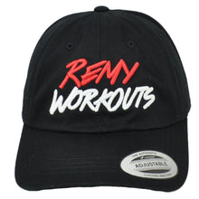 Load image into Gallery viewer, RemyWorkouts Dad Hat Black Cap Adjustable This is Why We Train