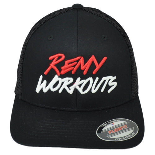 RemyWorkouts Flex Fit One Size Mesh Hat Cap