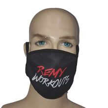 Load image into Gallery viewer, Remy Workouts Face Mask Mouth Washable Fashion Reusable Black Men Women Unisex
